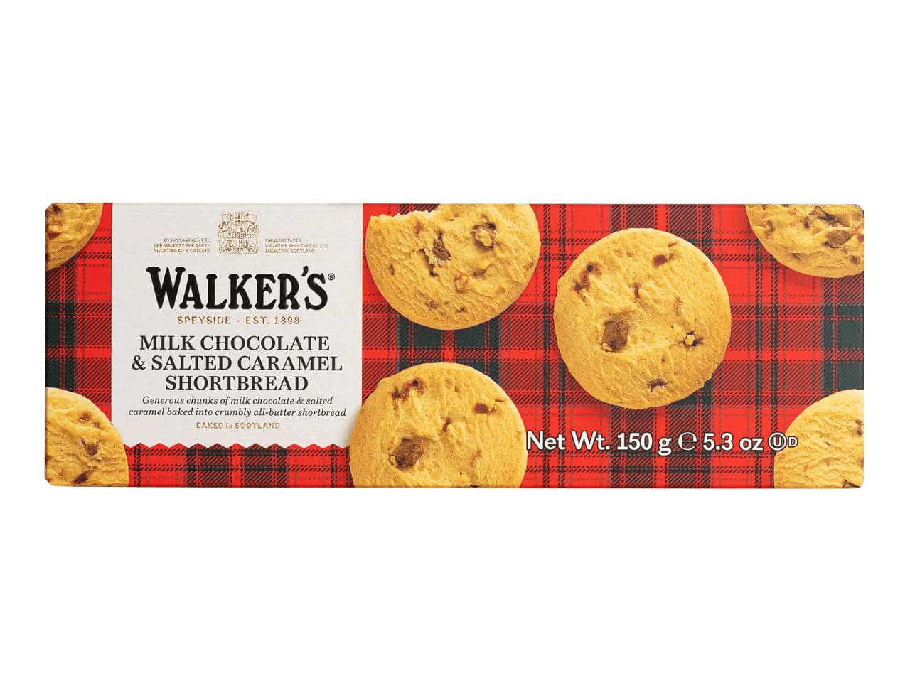 Walker’s Milk Chocolate and Salted Caramel Shortbread