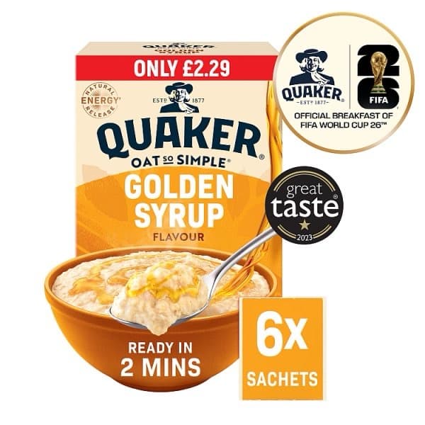 Quaker Oat So Simple Golden Syrup (216g) - alternate view