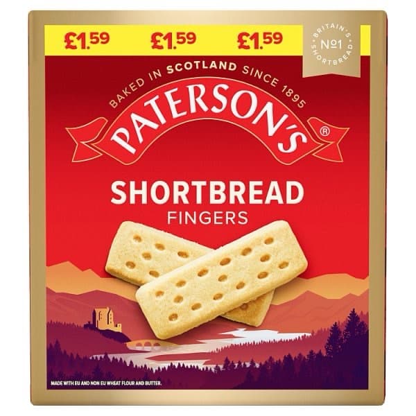 Paterson's Scottish Shortbread Fingers 300g - alternate view