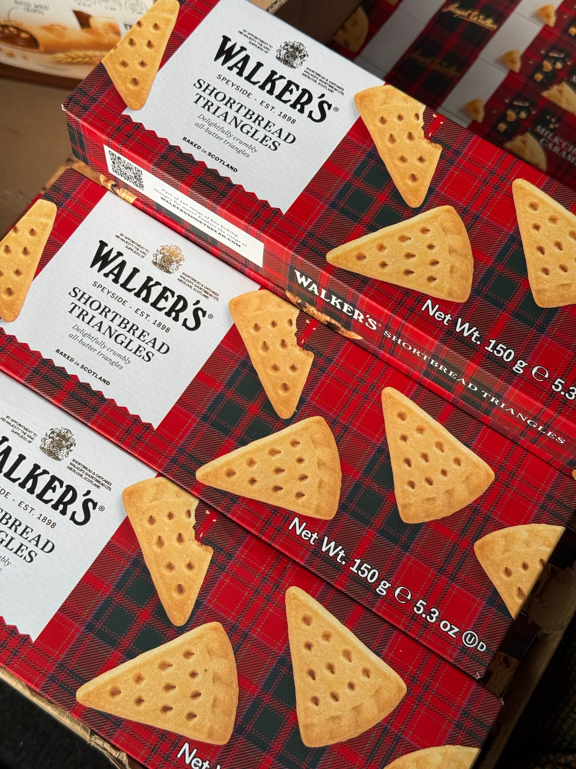 Walker's Box Shortbread Triangle
